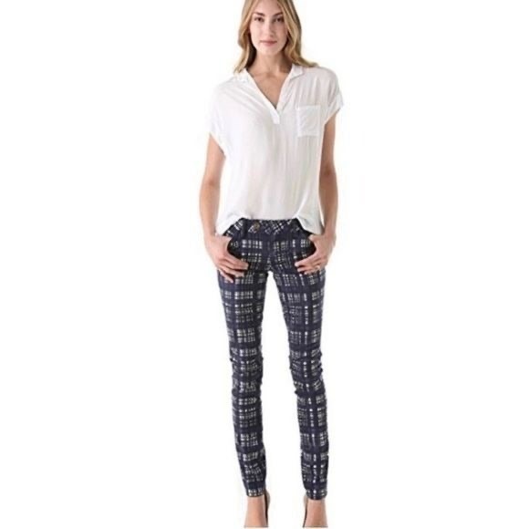 🔴SOLD🔴Tory Burch Conner Tab Front Skinny Size 31 - Picture 2 of 9